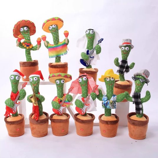 Juguete de cactus cantante juguetes de cactus para bebé juguete de